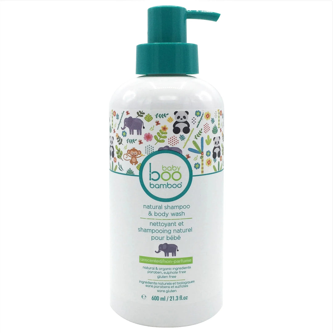 Boo Bamboo Baby Boo Shampoo Body Wash Unsc. 600mL - Tiniest Toes