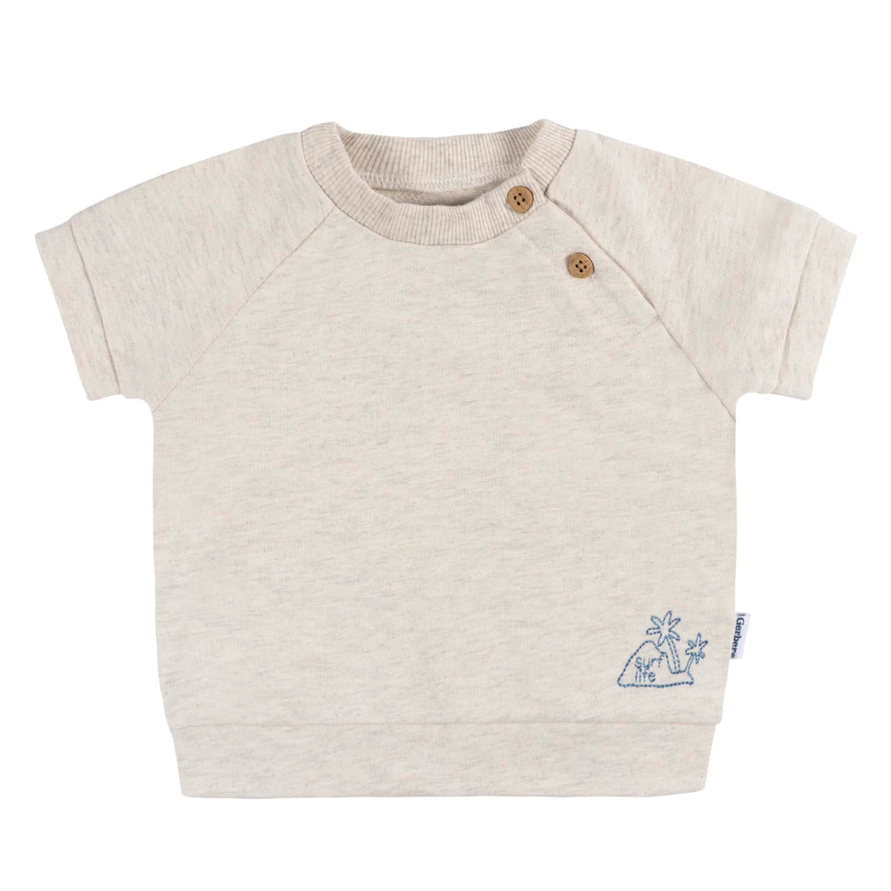 Gerber Toddler Shirt + Shorts Set - Surf 12M, 18M, 24M - Tiniest Toes