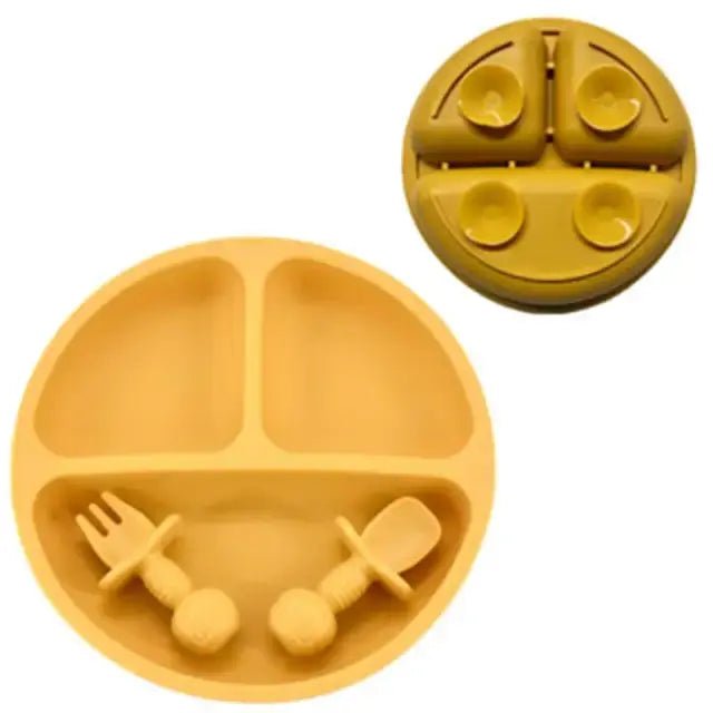 Baby Silicone Plate Set - Tiniest Toes