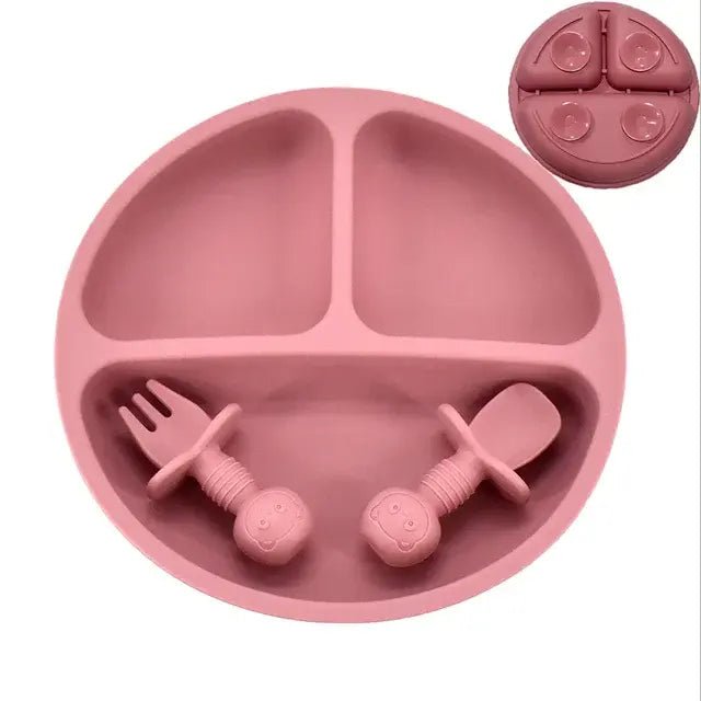 Baby Silicone Plate Set - Tiniest Toes