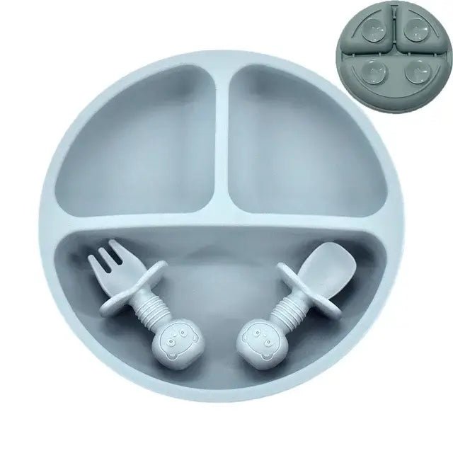 Baby Silicone Plate Set - Tiniest Toes