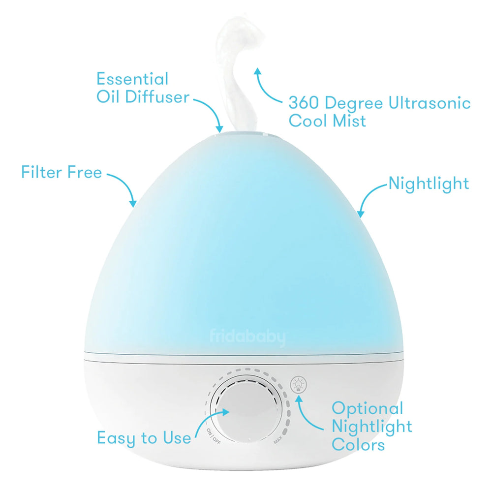 Frida Baby BreatheFrida 3-in-1 Humidifier Diffuser Nightlight - Tiniest Toes