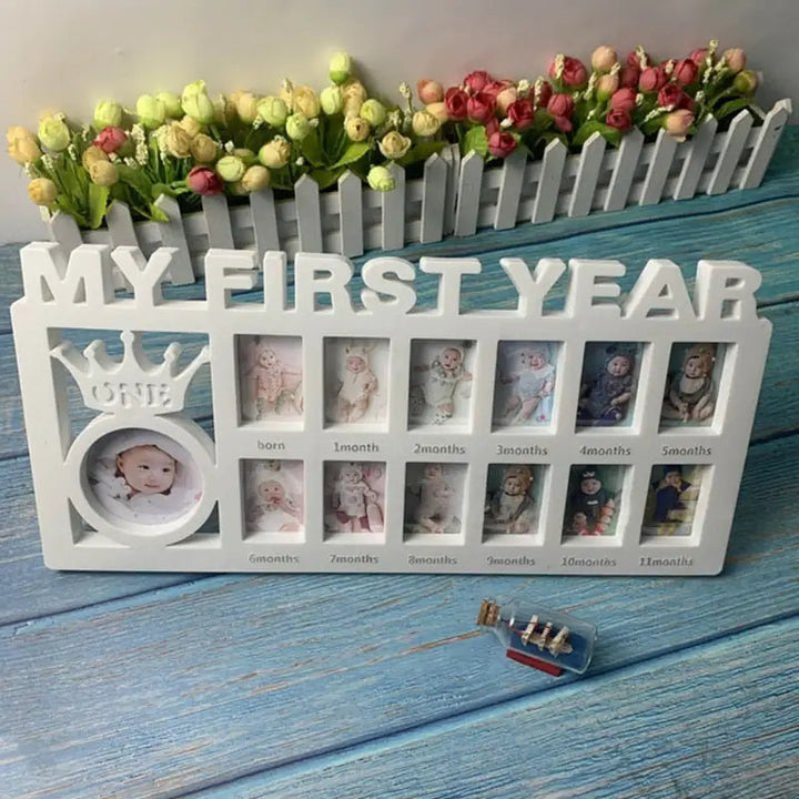 Baby's First Year Picture Frame - Tiniest Toes