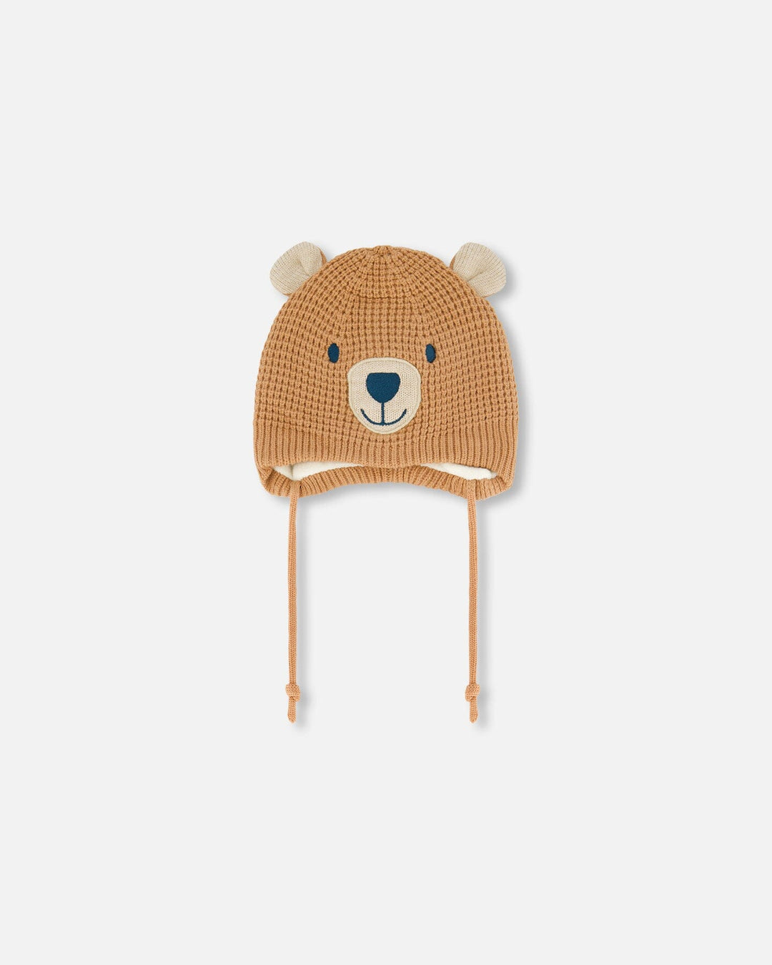 Peruvian Knit Hat Gold Brown