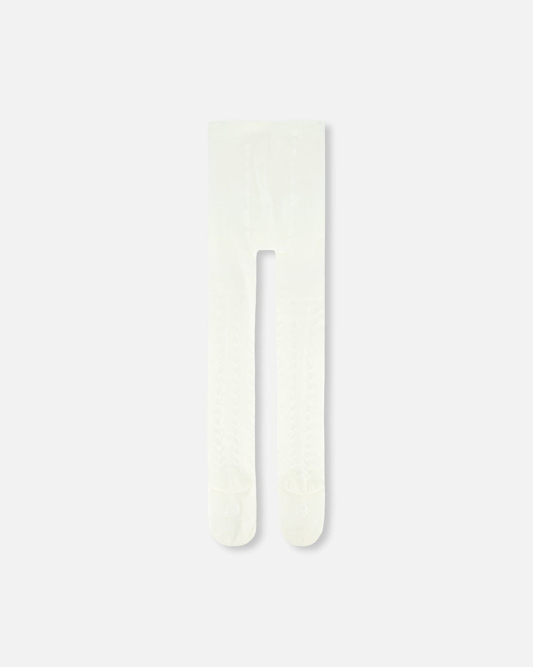 Tonal Jacquard Tights Off White