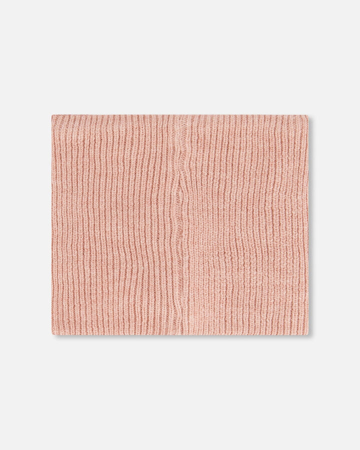 Mid-Season Knit Neckwarmer Dusty Pink
