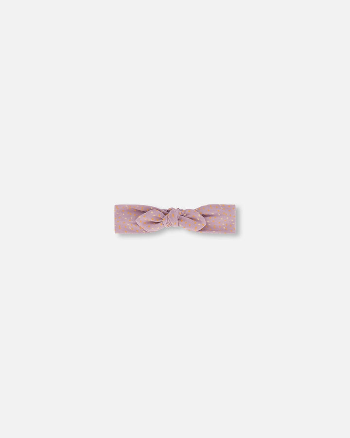 Printed Organic Cotton Headband Pear Seeds