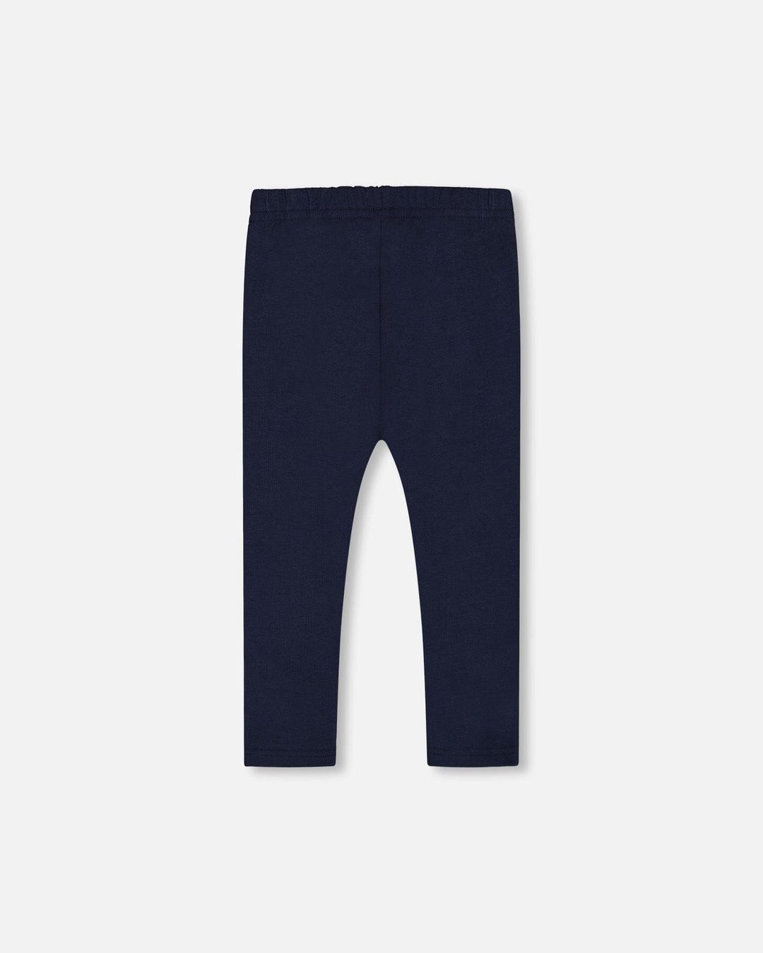 Organic Cotton Capri Leggings With Mesh Navy Blue