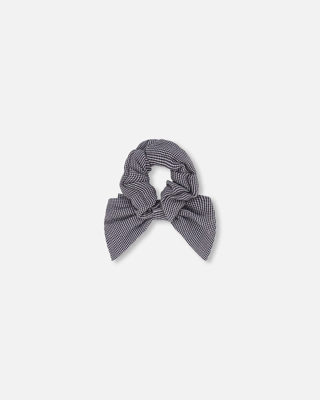 Hair Elastic With Bow Sparkling Black