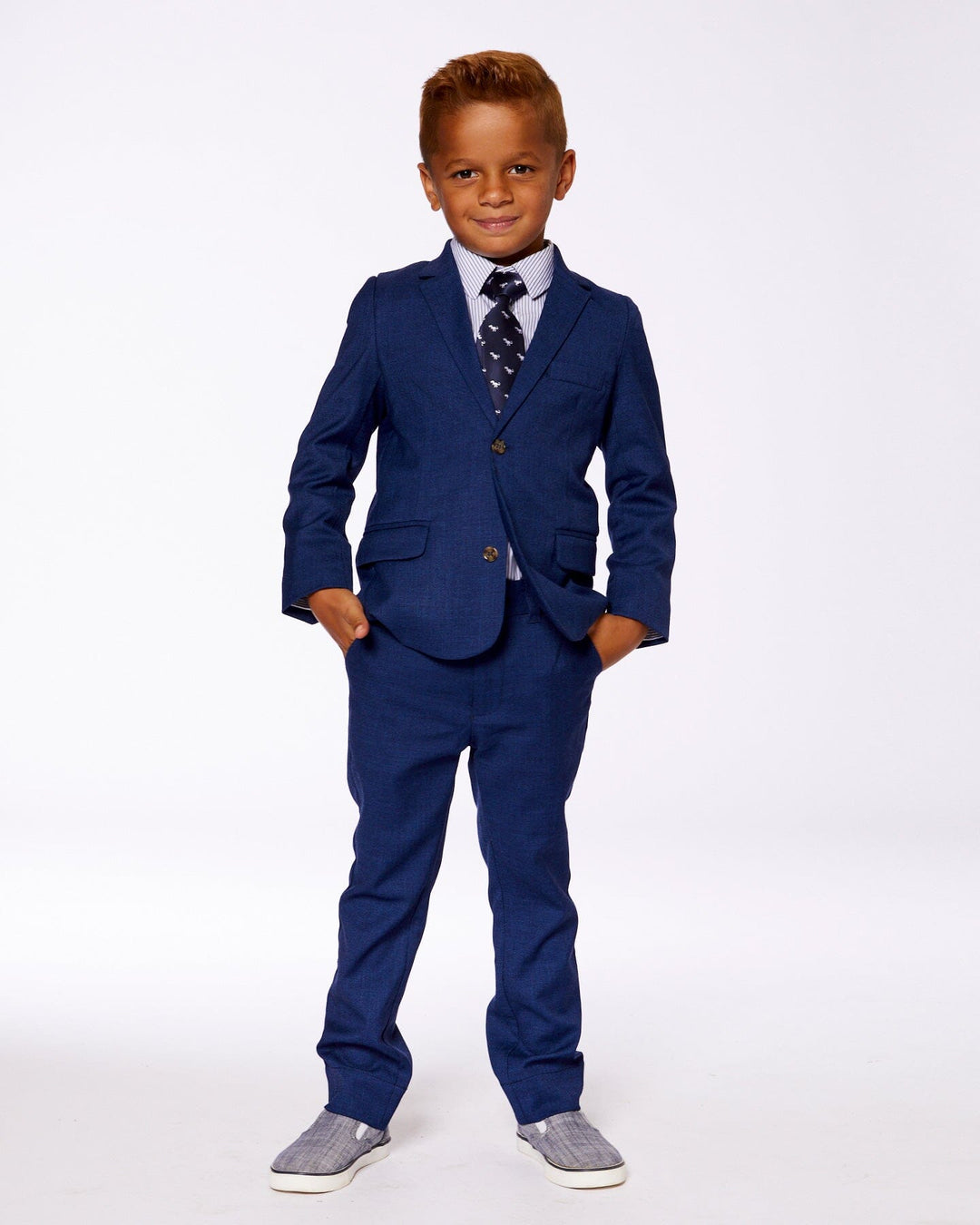 Two Button Blazer Navy Blue