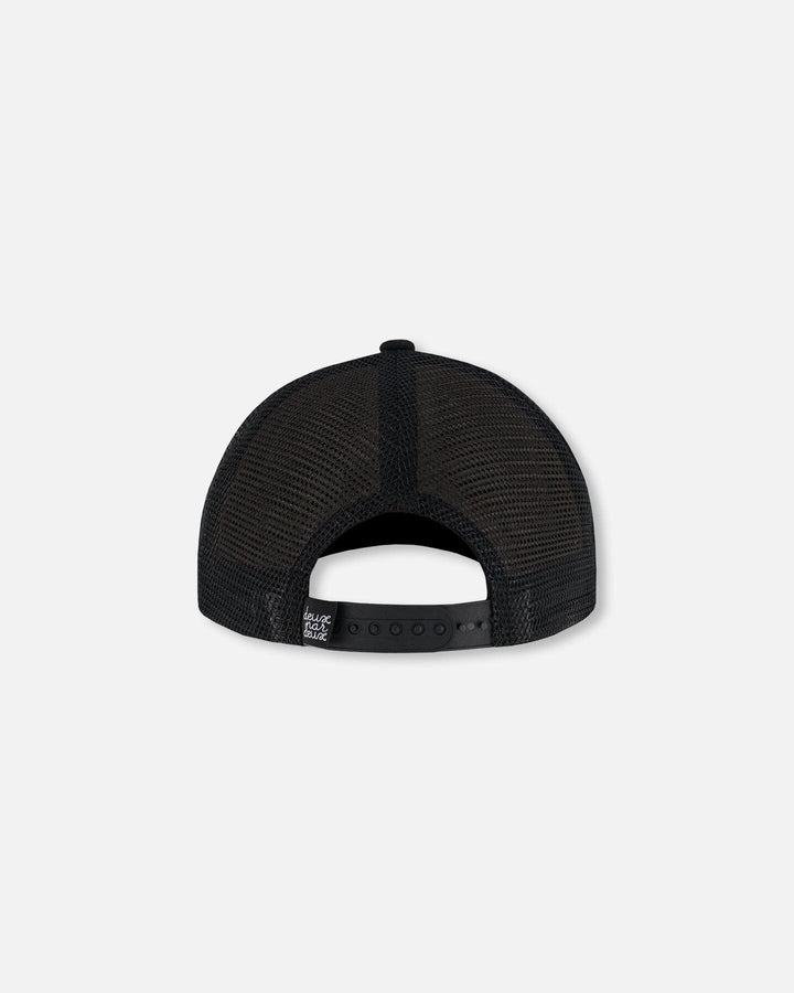 Printed Cap Green Jungle On Black