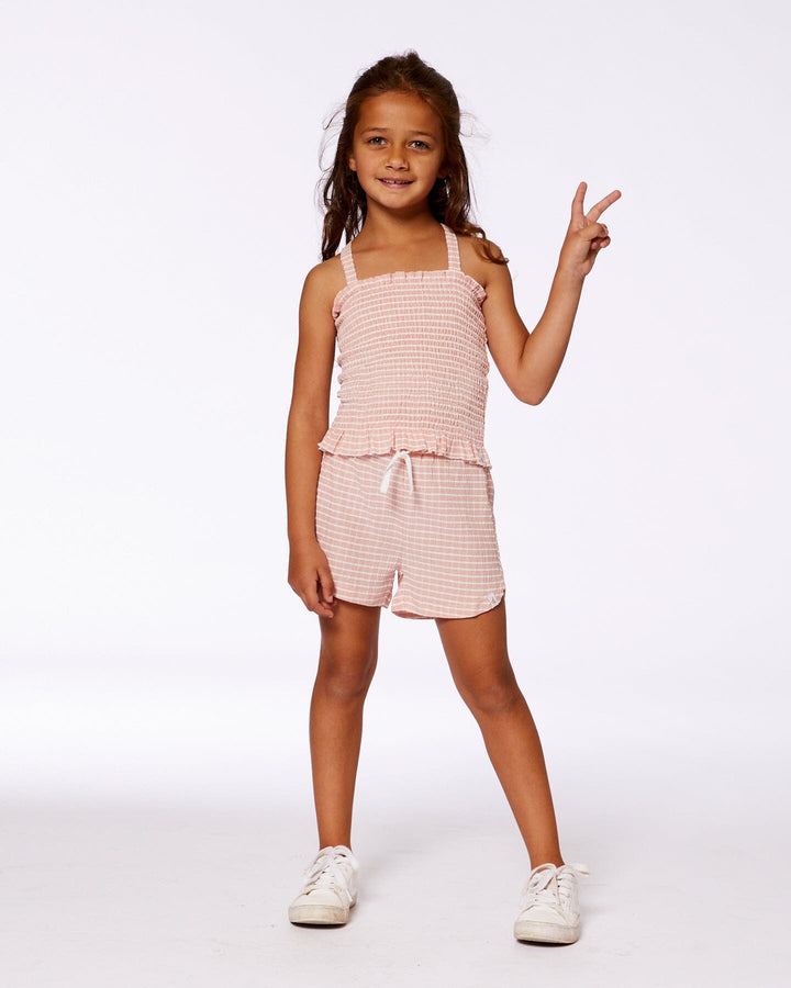 Crinkle Short Light Old Pink