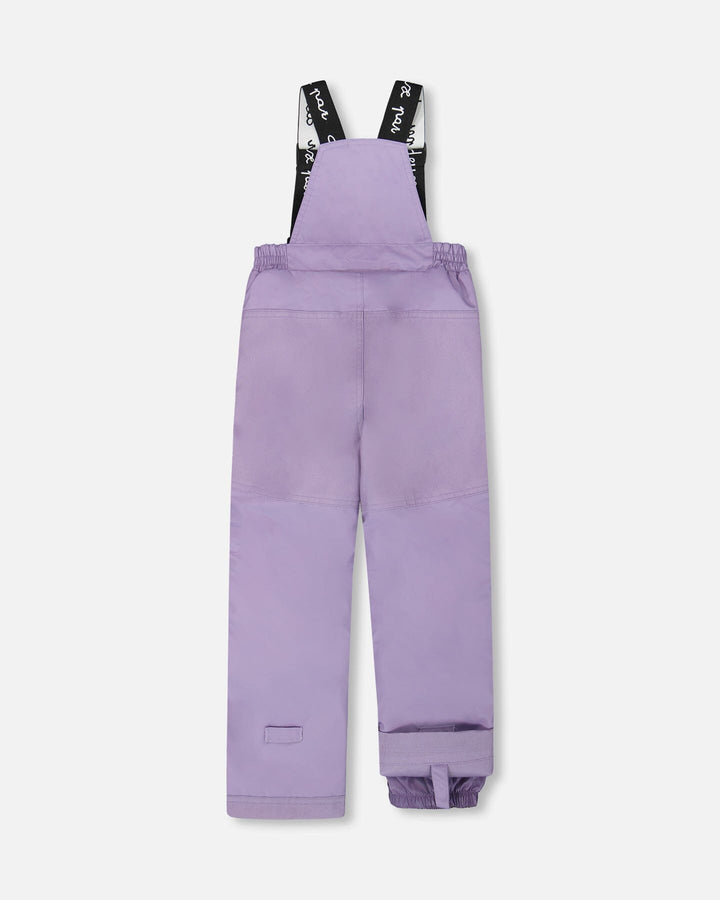 Two-Piece Discover Snowsuit With Printed Jacket Purple Gray