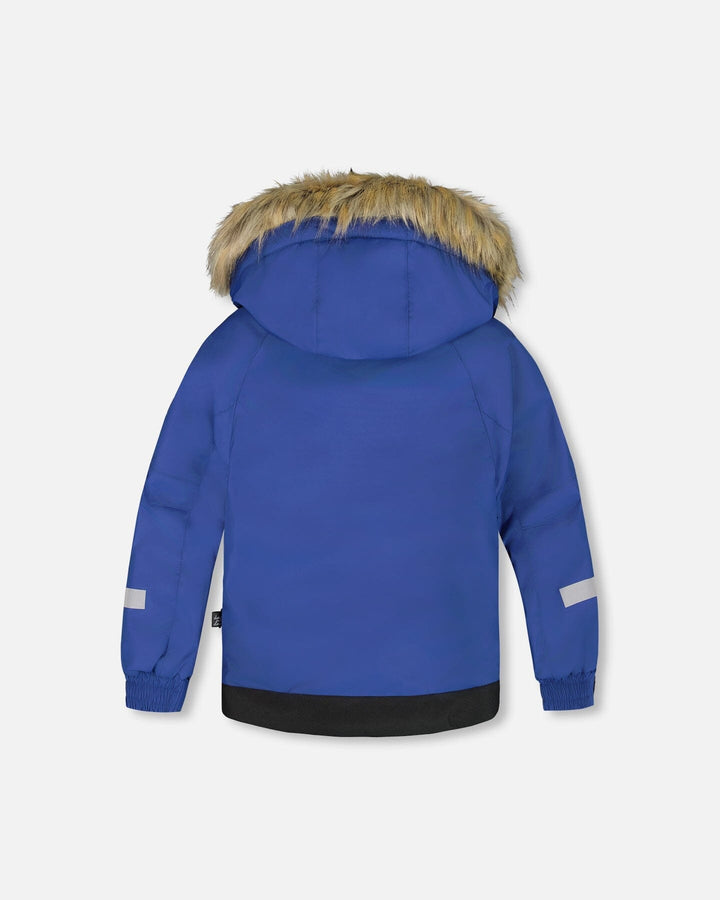 Two-Piece Play Snowsuit Navy And Brown
