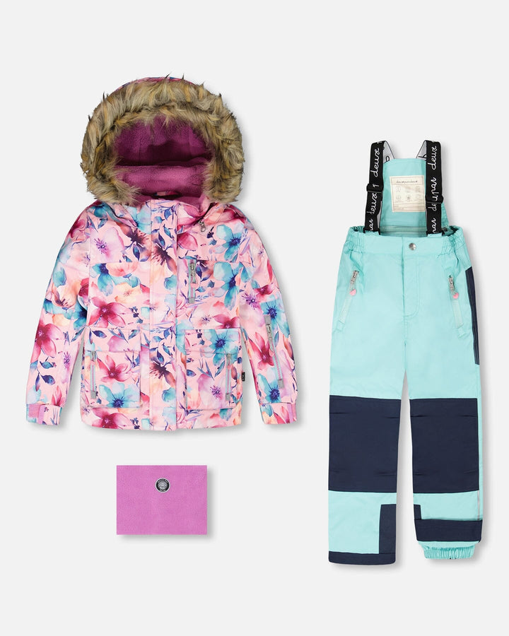 Two-Piece Play Snowsuit Turquoise Blue