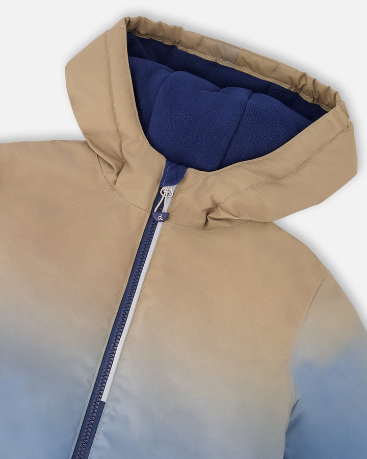 Two-Piece Chill Outerwear Set With Light Insulation Navy Blue