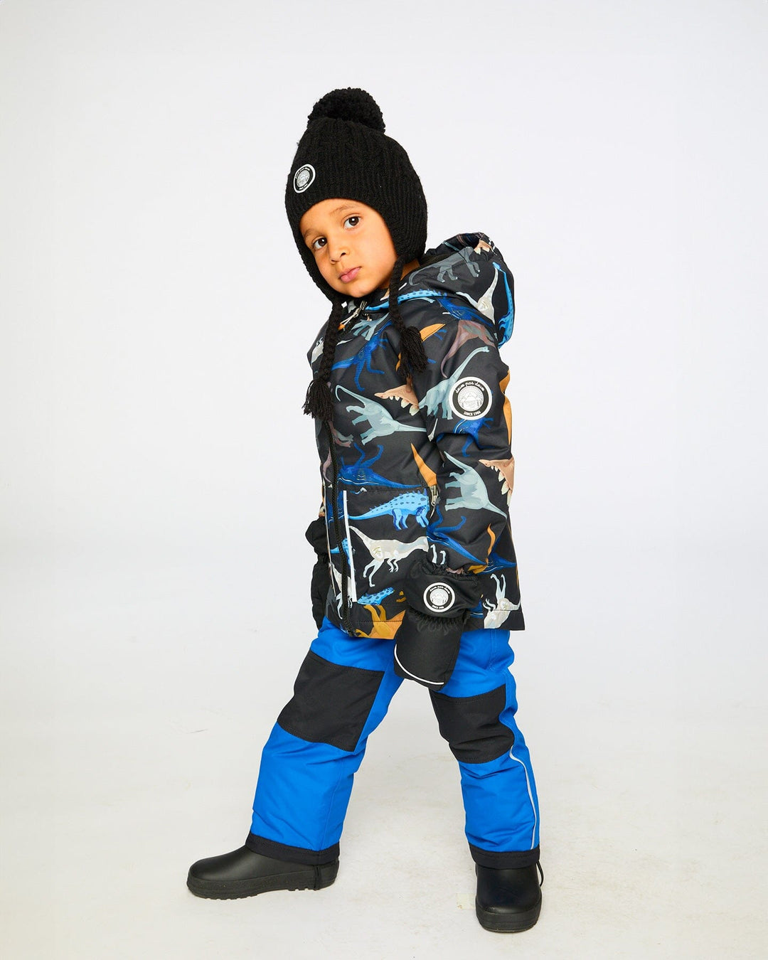 Two-Piece Chill Outerwear Set With Light Insulation In Blue