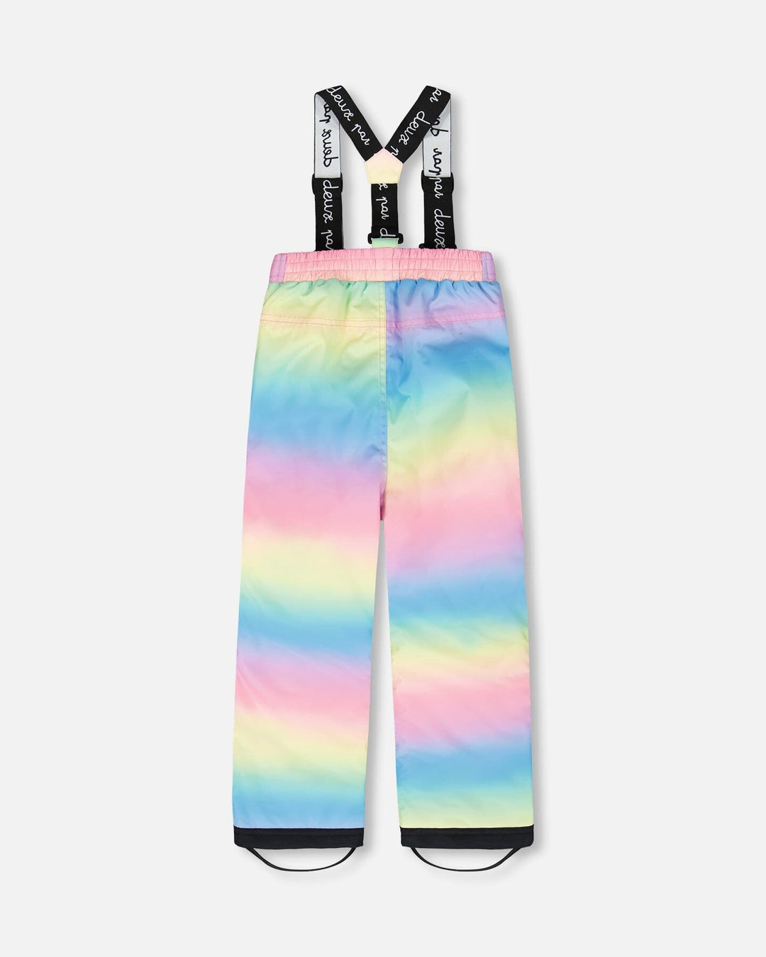 Two-Piece Chill Outerwear Set With Light Insulation Rainbow Gradient
