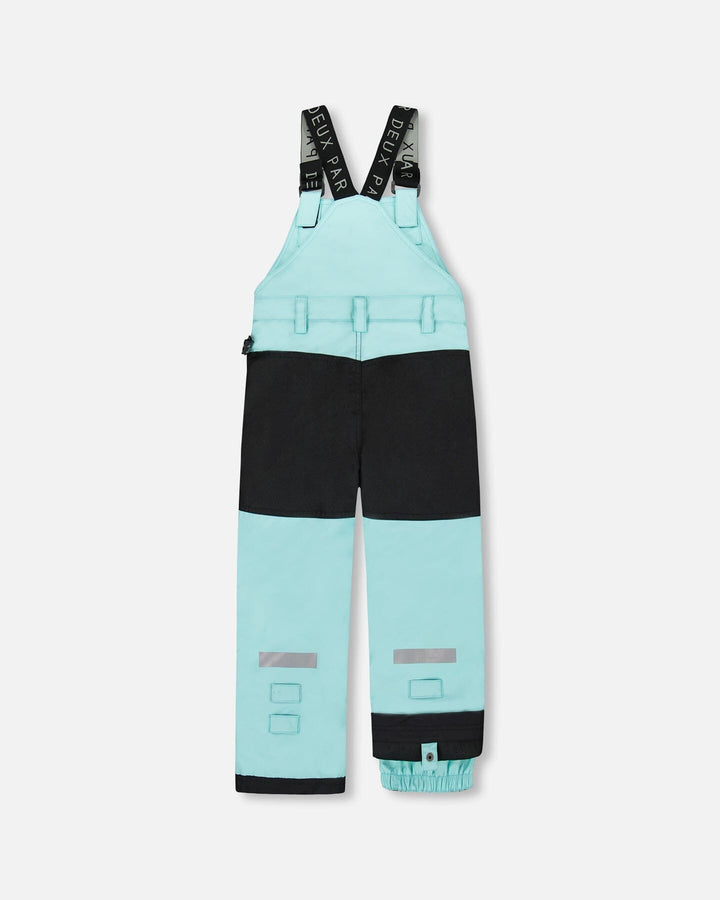 Solid Play Overall Snow Bib Turquoise Blue