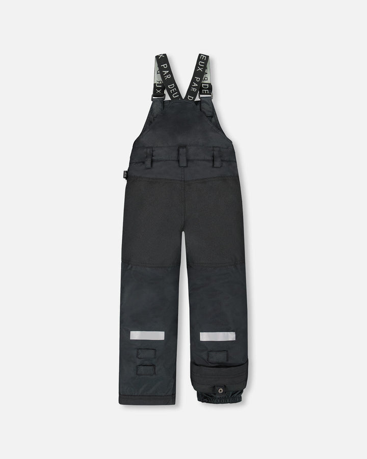 Solid Play Overall Snow Bib Black