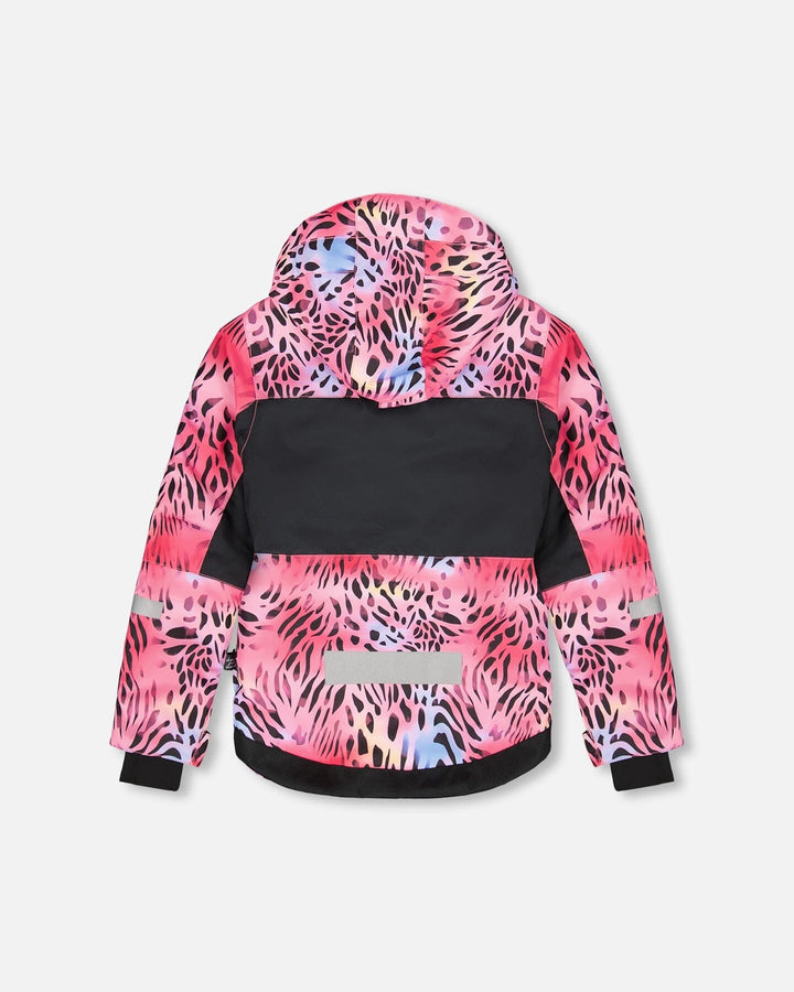 Two-Piece Teknik Snowsuit Multicolor Leopard And Zebra