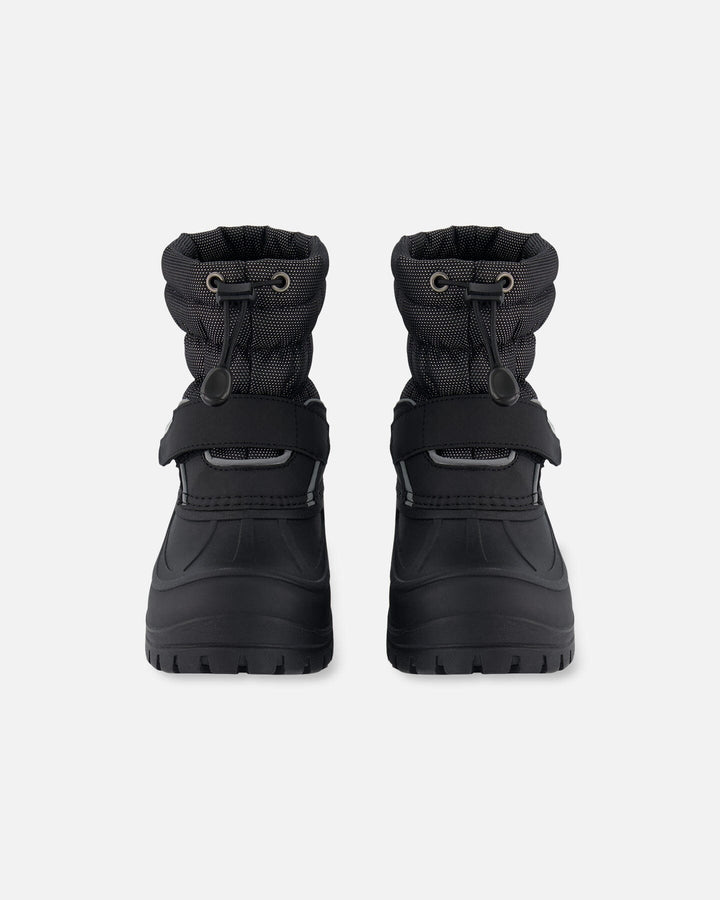 Winter Boots Solid Black