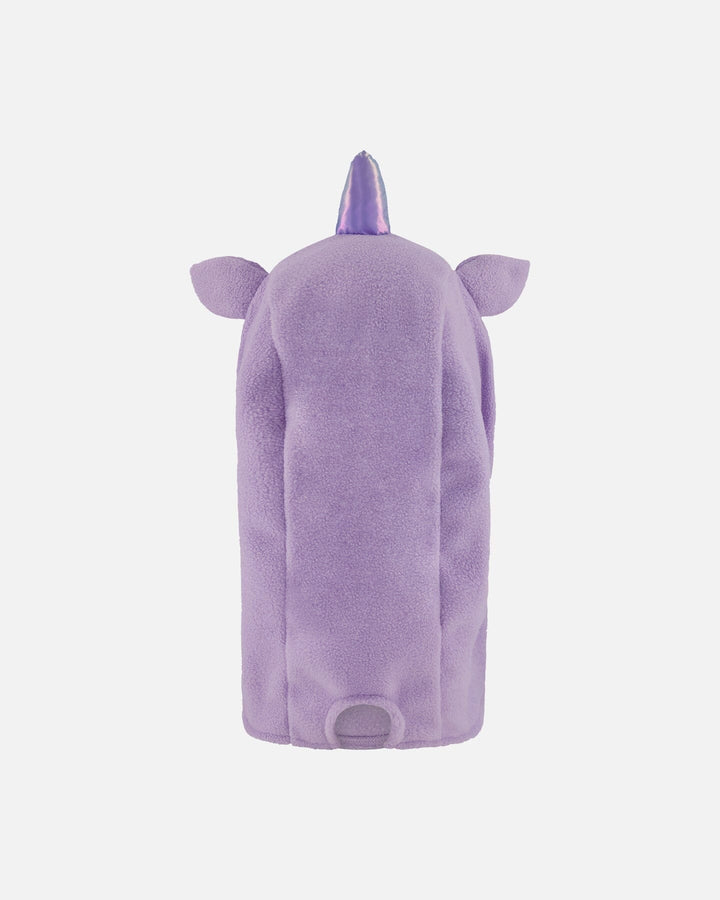 Polar Fleece Balaclava For Ski Helmet Purple Unicorn