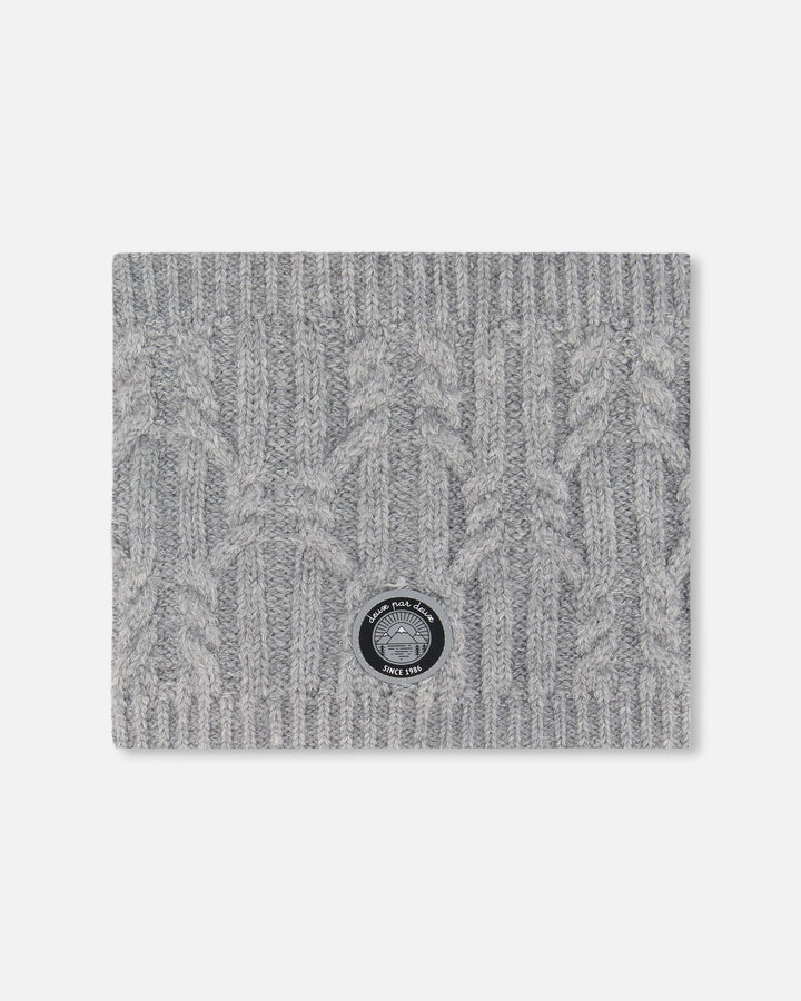 Lined Winter Neckwarmer Heather Gray