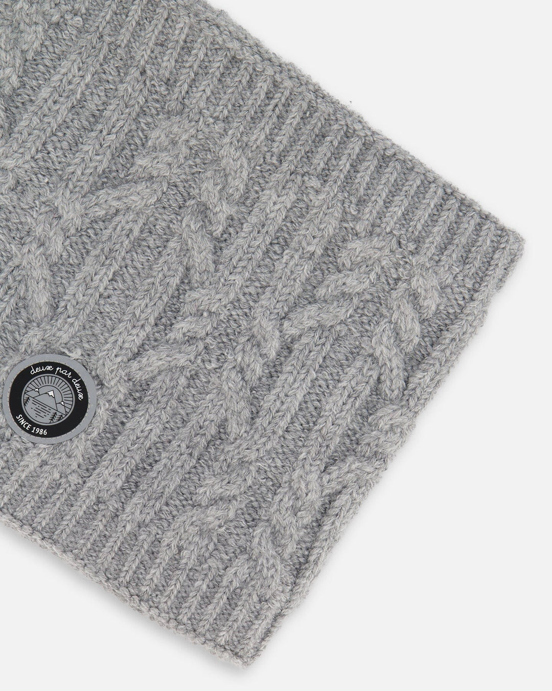 Lined Winter Neckwarmer Heather Gray