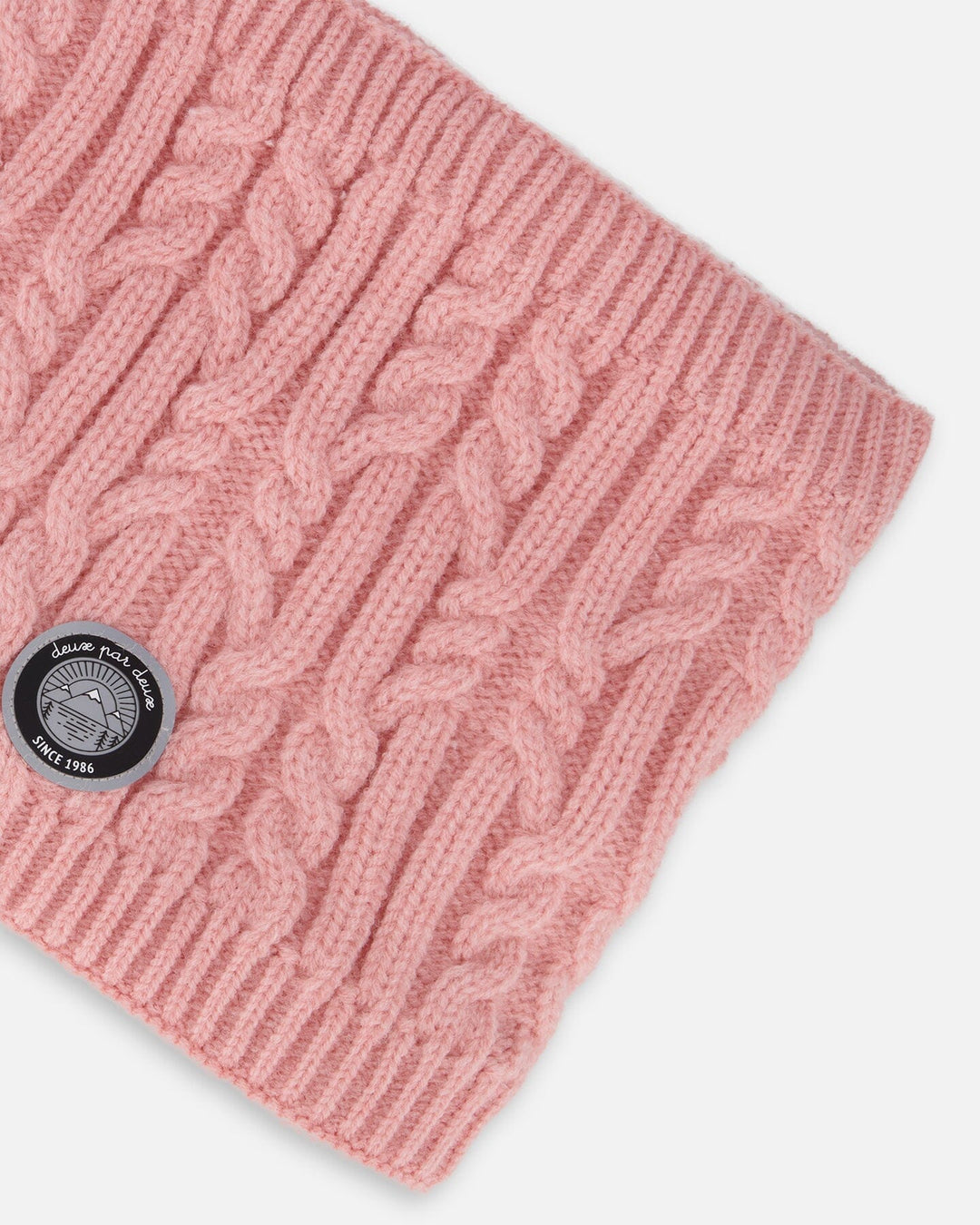 Lined Winter Neckwarmer Dusty Pink