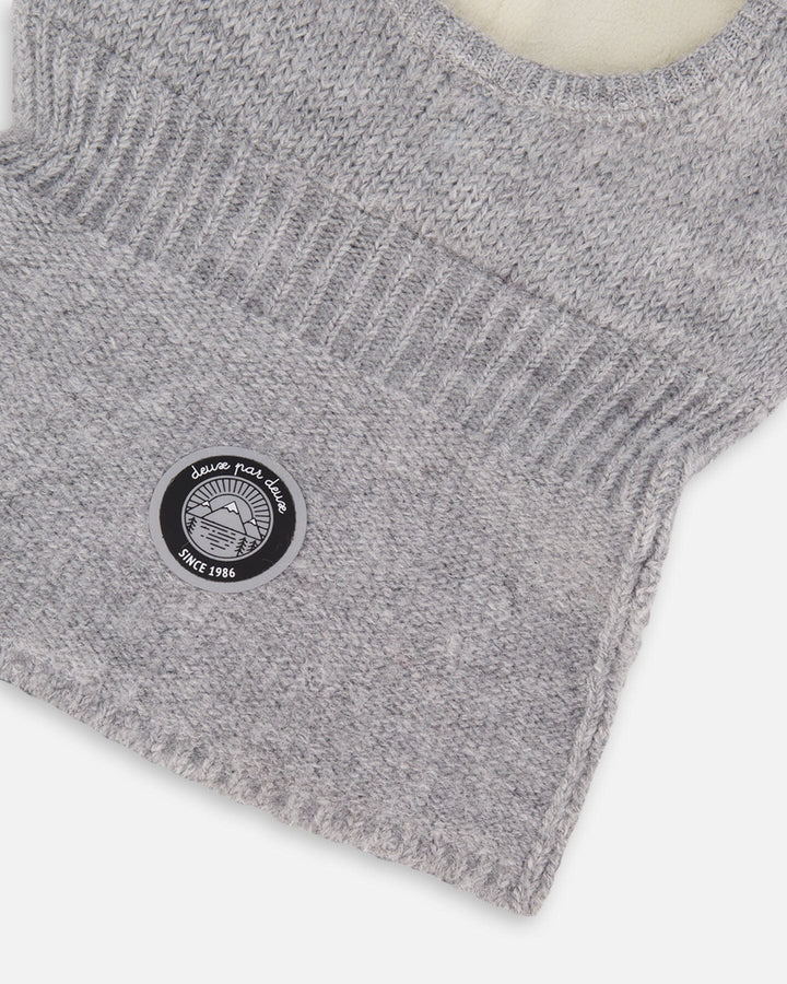 Knit Balaclava Heather Gray