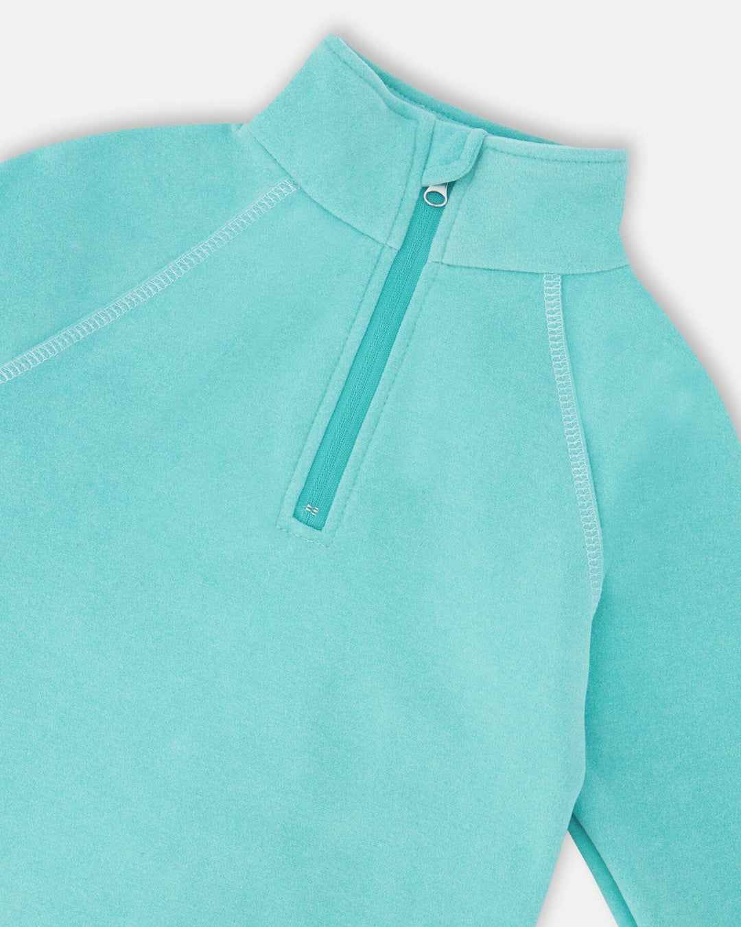 Two-Piece Thermal Underwear Set Turquoise Blue