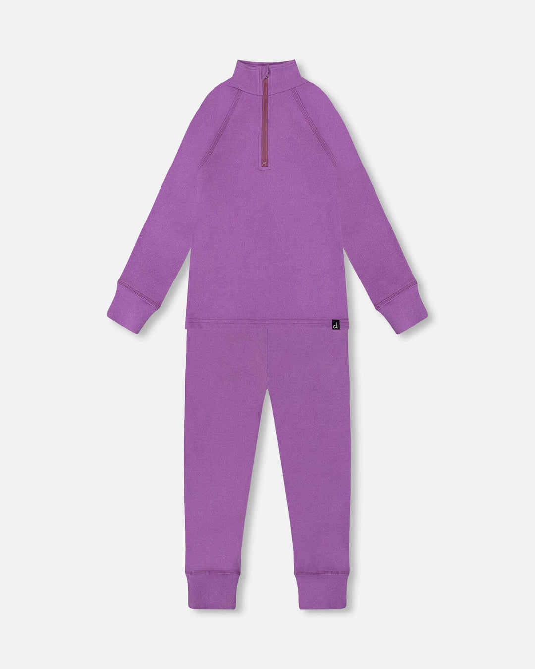 Two-Piece Thermal Underwear Set Lavender