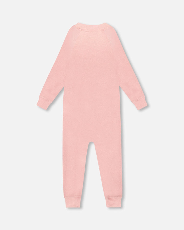 One-Piece Thermal Underwear Dusty Pink