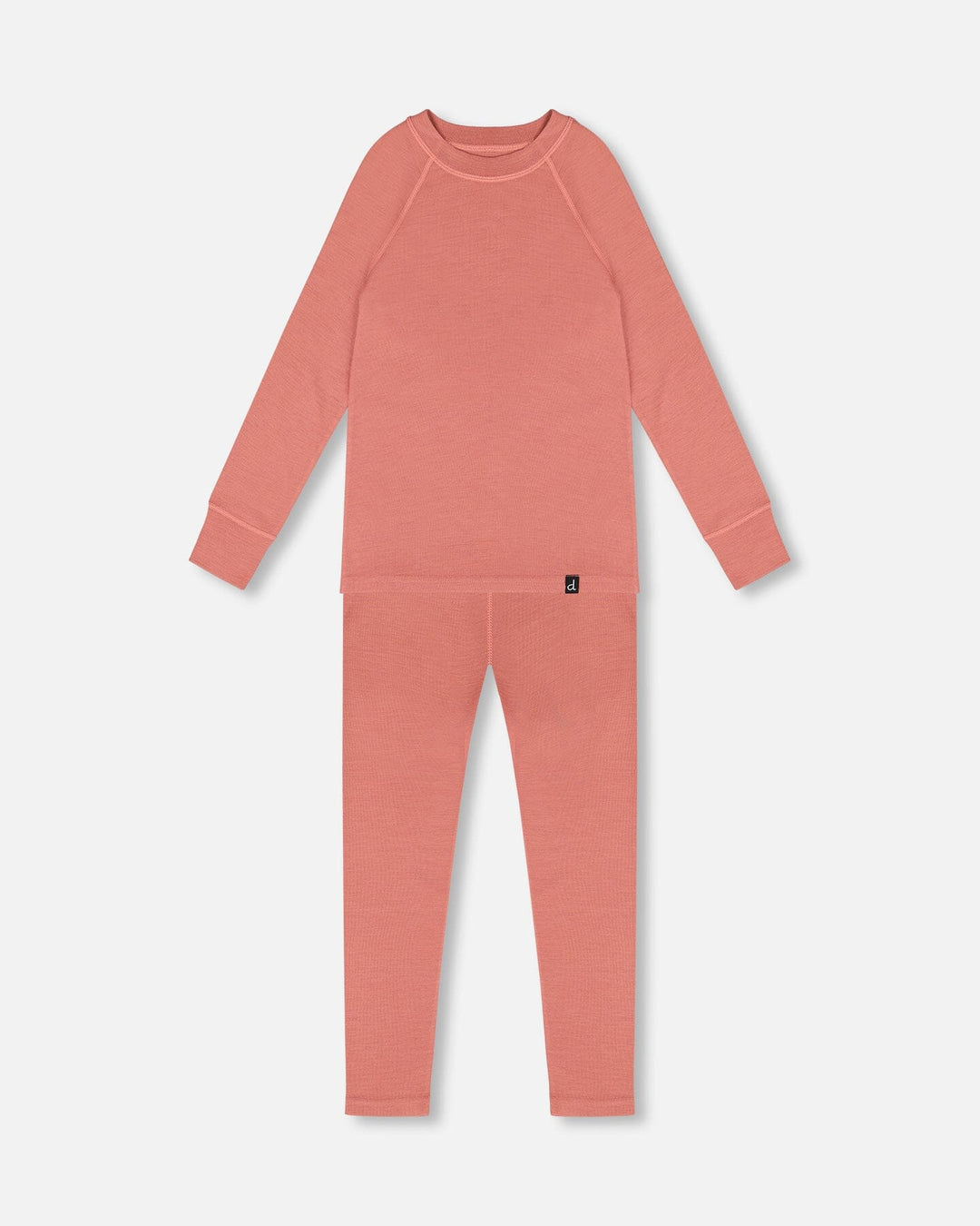 Merino Wool Base Layer Set Dusty Pink