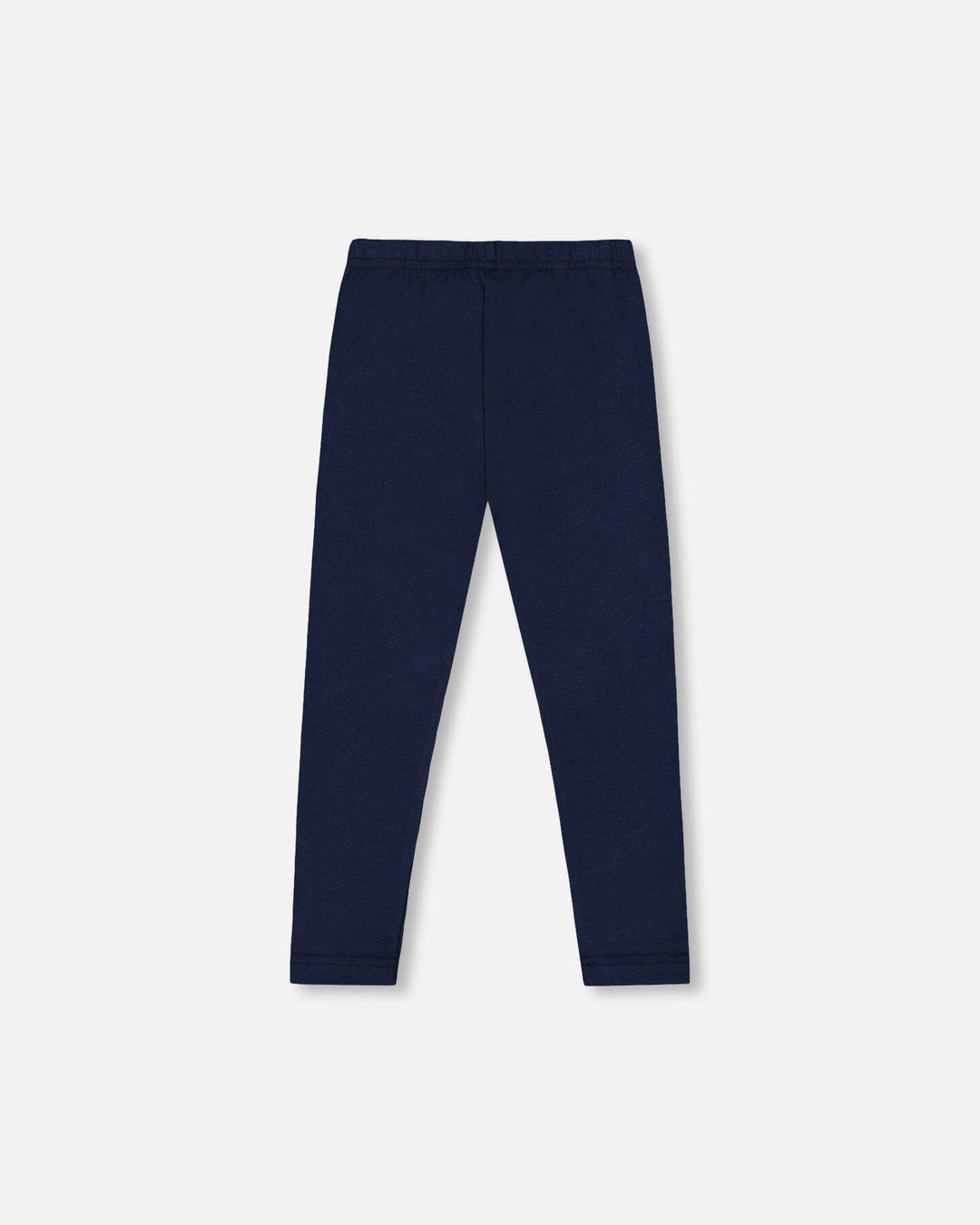 Organic Cotton Jersey Leggings Dark Blue With Cats