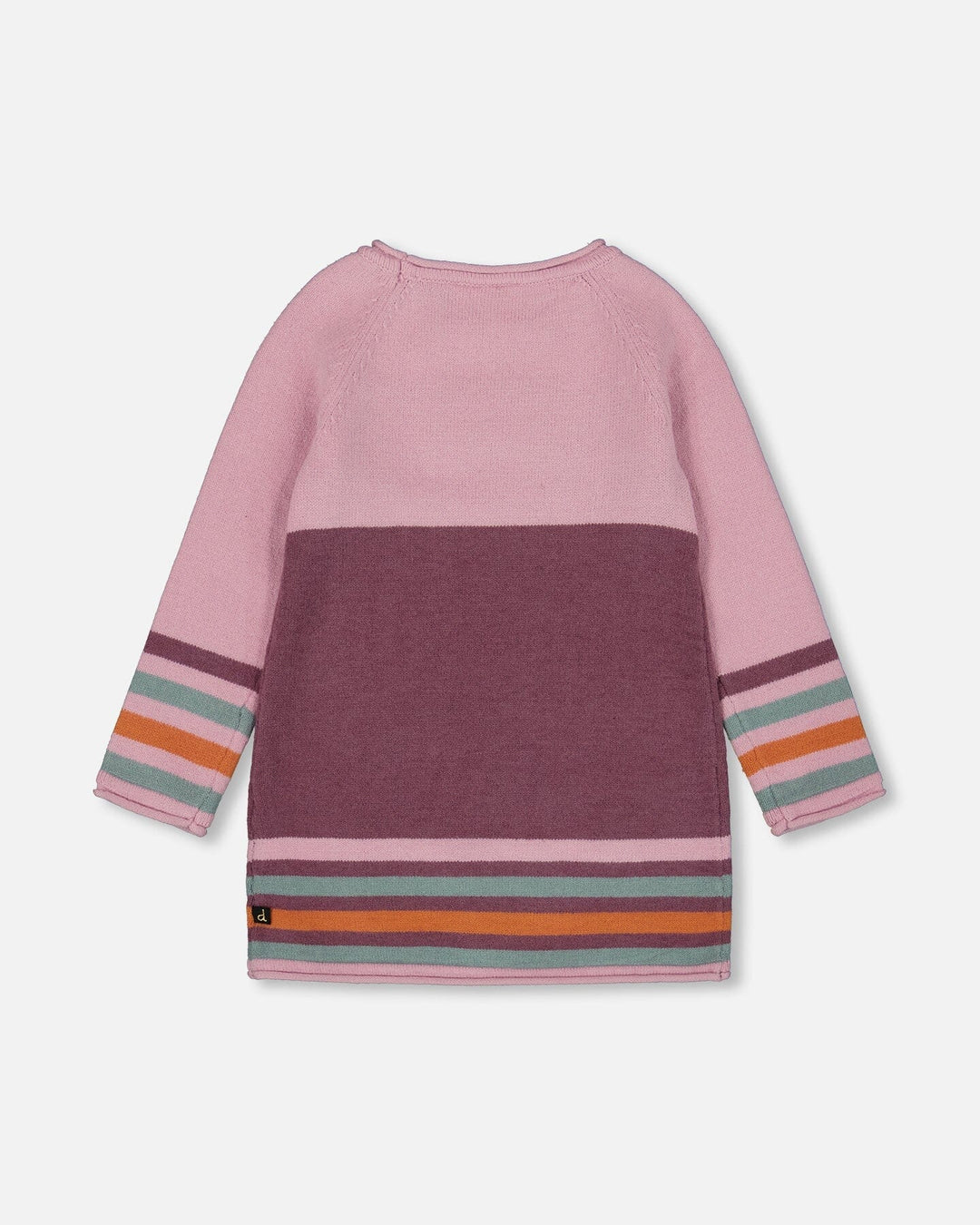 Knitted Dress Dusty Pink With Cat