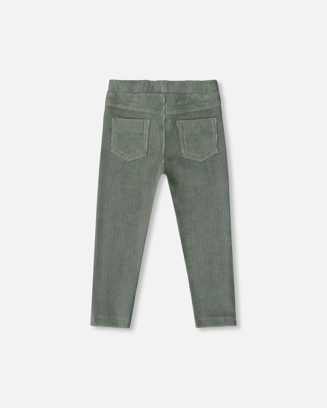 Stretch Velour Tregging Jade Green