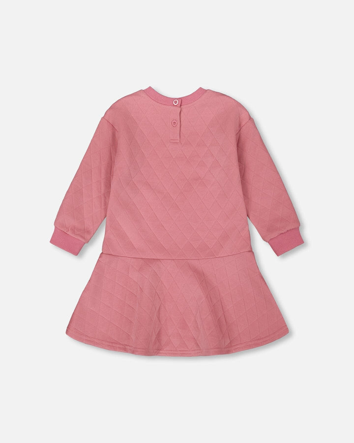 Quilted Dress Purple Pink