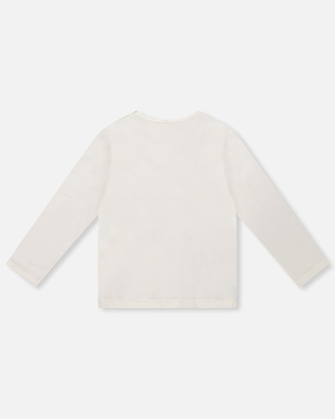 Organic Jersey T-Shirt Off-White With Teddy Bears
