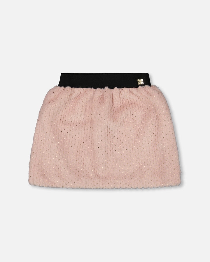 Fake Fur Skirt Pink