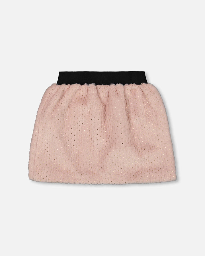 Fake Fur Skirt Pink