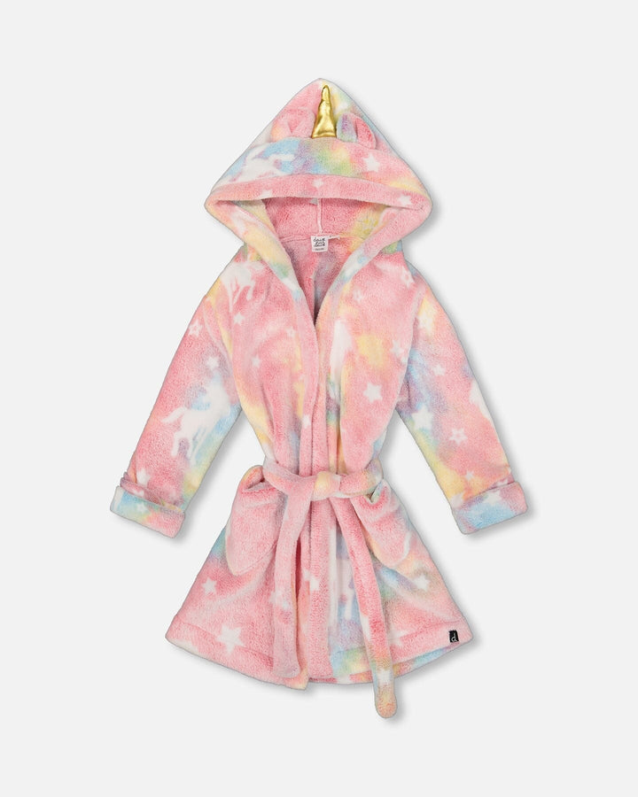 Plush Glow In The Dark Robe Multicolor