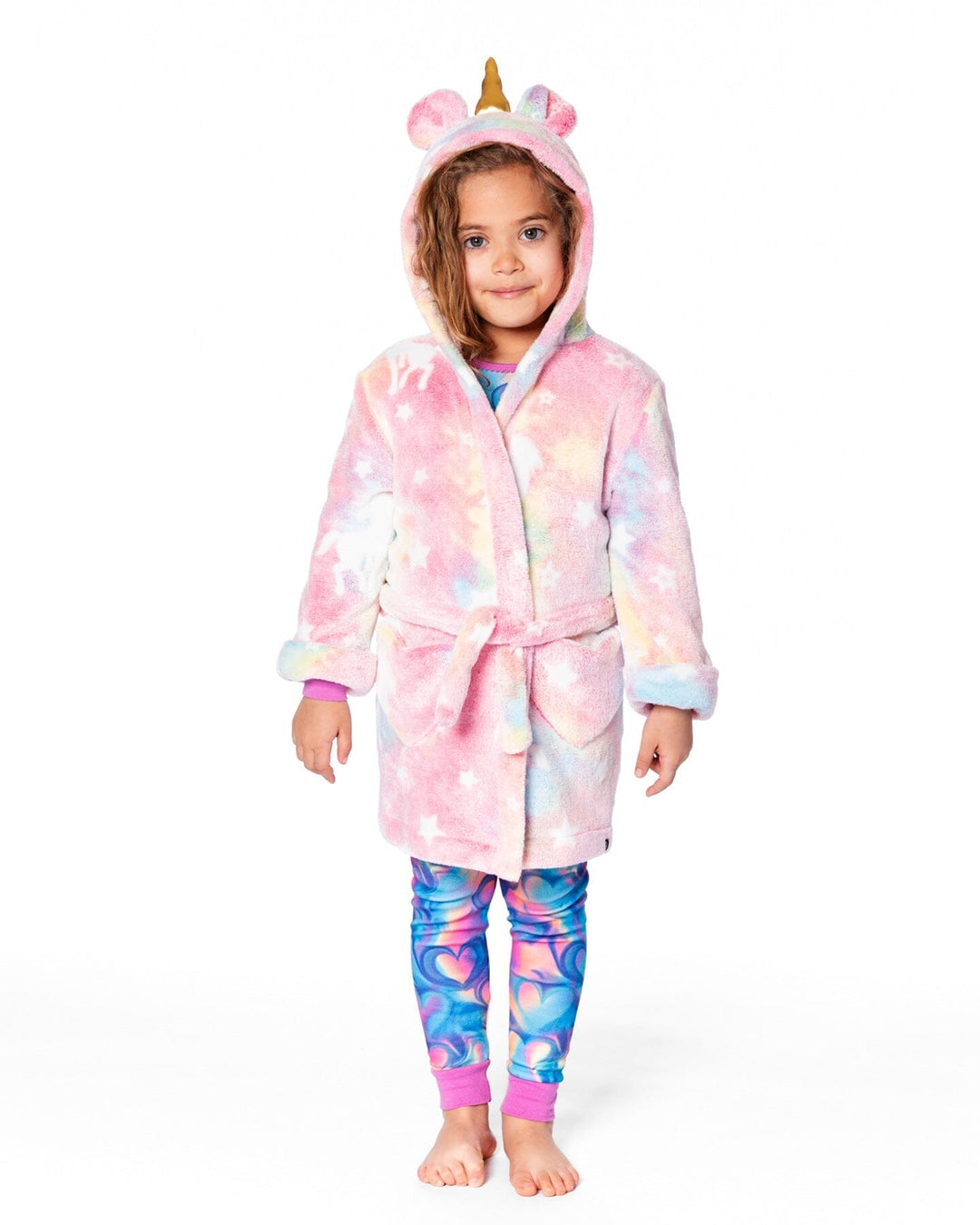 Plush Glow In The Dark Robe Multicolor