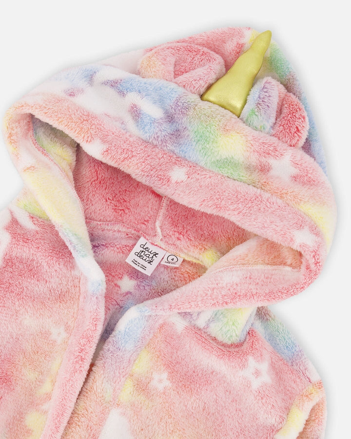 Plush Glow In The Dark Robe Multicolor