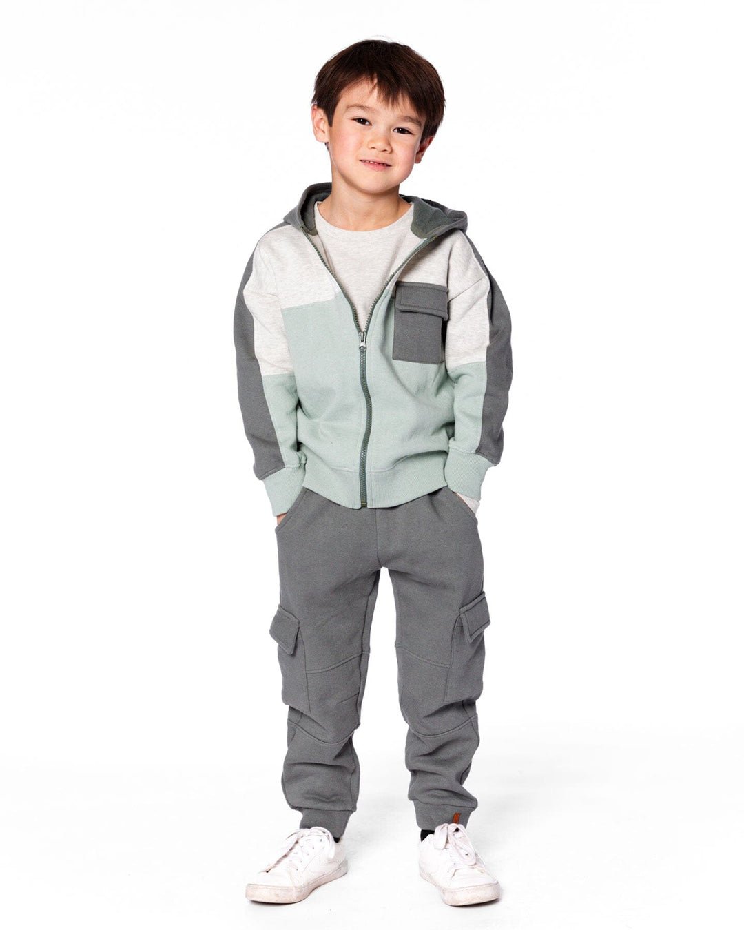 Fleece Sweatpants With Pockets Dark Gray