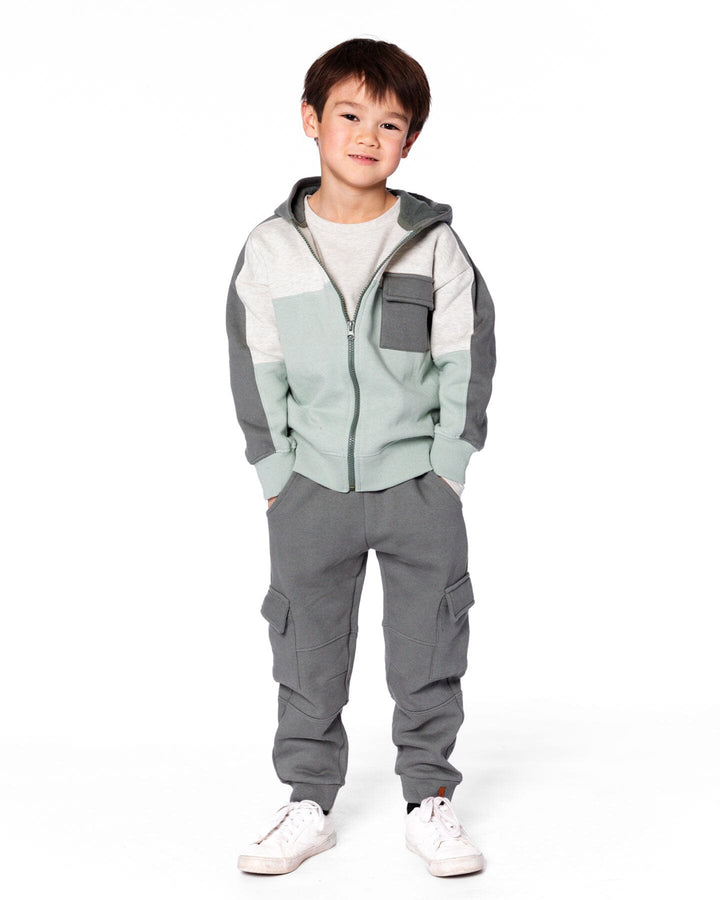 Fleece Sweatpants With Pockets Dark Gray