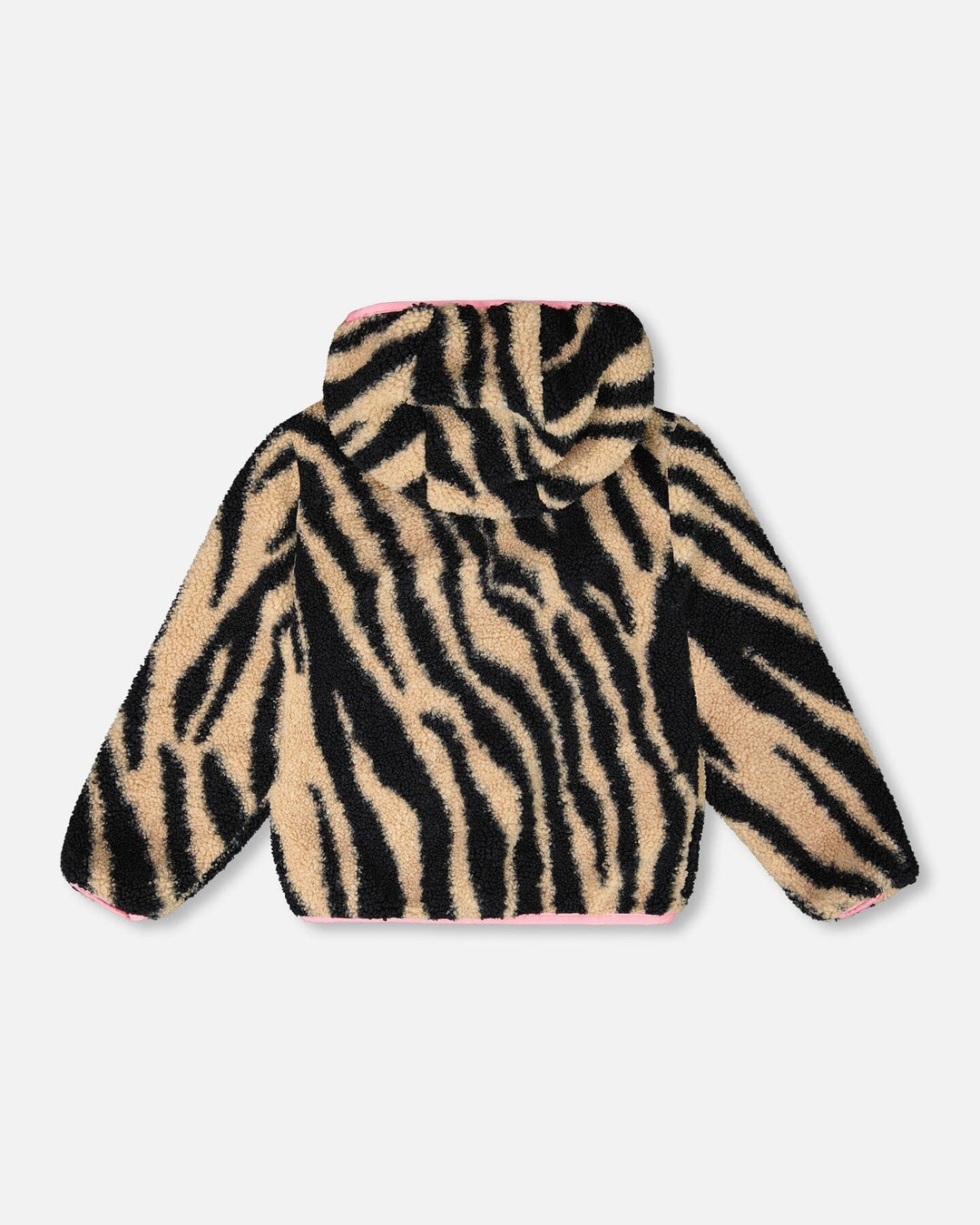 Reversible Mid-Season Sherpa Jacket Zebra