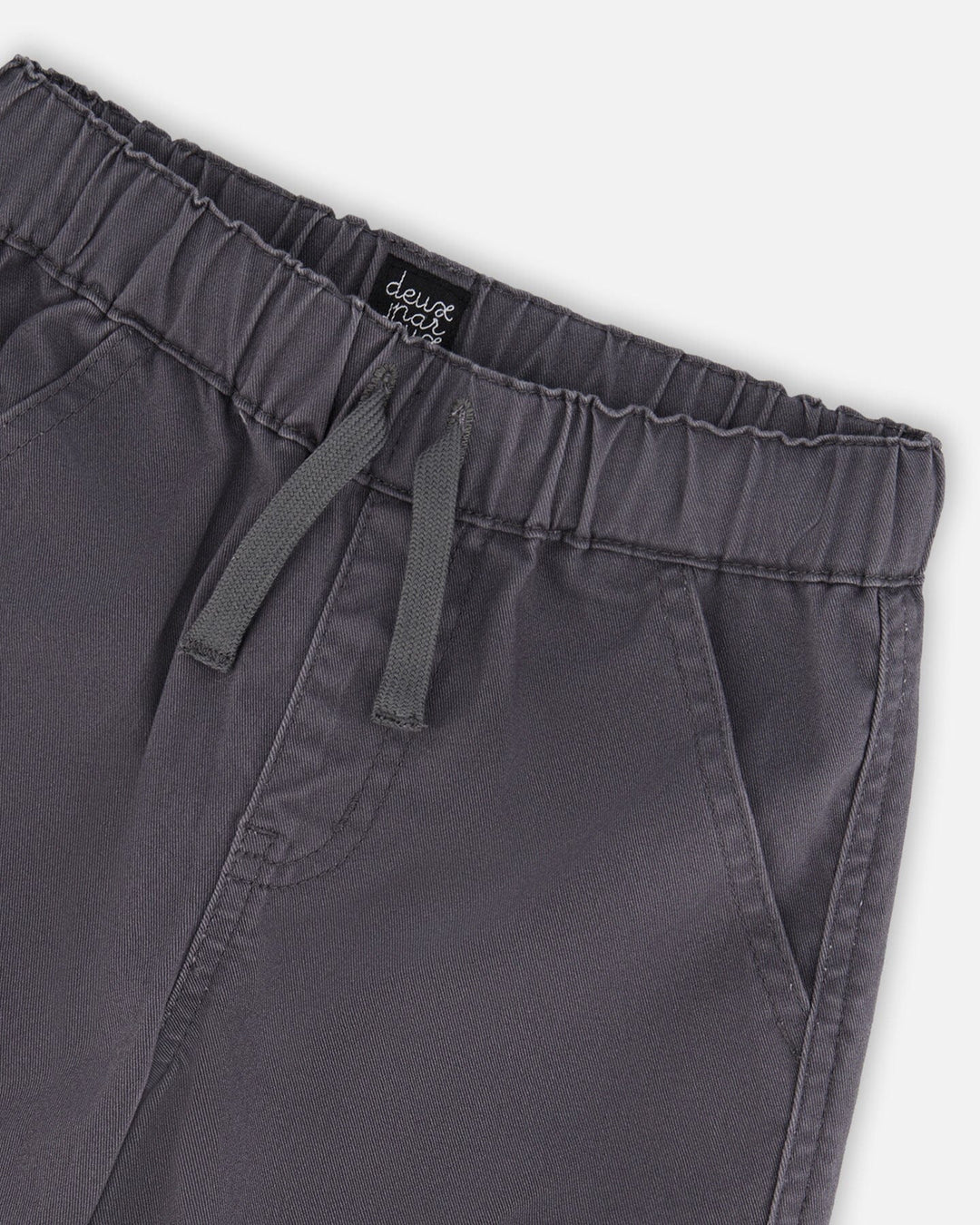 Twill Jogger Cargo Pants Dark Gray