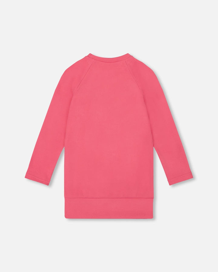 Tunic Tee With Embroidery Candy Pink